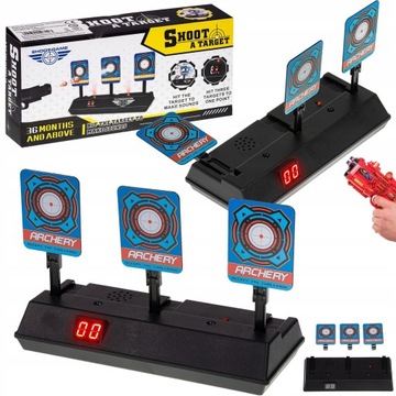 ЭЛЕКТРОННЫЙ ЩИТ 3 мишени для тира NERF