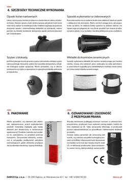 Radiator rura żebrowana 0,5m fi 120 gr. 2mm DARCO