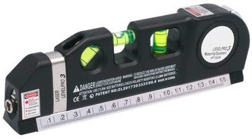 POZIOMICA LASER LEVELPRO 3 WASERWAGA WASERWOGA Z MIARĄ MAŁA PODRĘCZNA