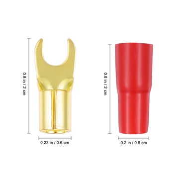 КЛЕММНЫЕ РАЗЪЕМЫ 8GA GOLD SPOD ДЛЯ АКУСТИЧЕСКИХ КАБЕЛЕЙ