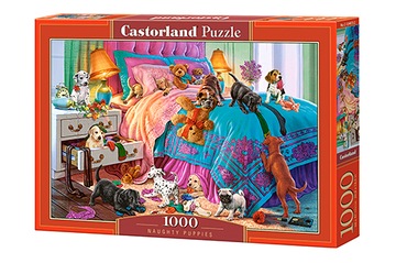 Puzzle 1000 Naughty Puppies
