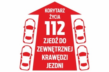 Samolepky na auta hasičů Chodba Života odraz 87x87 cm