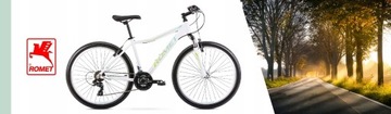 MTB ROMET JOLENE 6.0 26 ГОРНЫЙ ВЕЛОСИПЕД SHIMANO ALU С ПОДСВЕТКОЙ СВОБОДНАЯ СТОЙКА