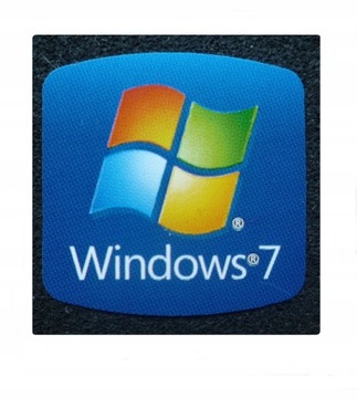 Naklejka Windows 7 Label 18x18mm 001