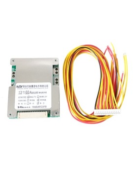 Moduł BMS 13s 48V 40A 60A max do ogniw 18650 baterii rowerowych balanser