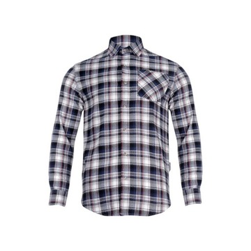 Фланелевая рубашка серо-черного цвета, 170 г/м2,