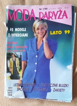 Moda Paryża nr 1/99 dla pań nieco tęższych