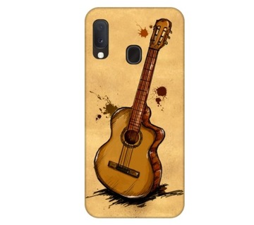 Etui pokrowiec do Samsung Galaxy A20e Gitara