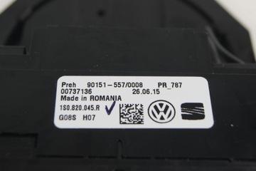 GD VW UP PANEL KLIMATIZACE 1S0820045R