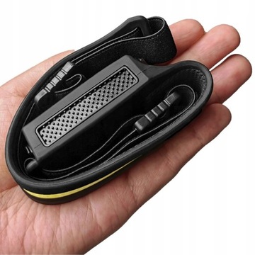 LATARKA CZOŁOWA CZOŁÓWKA MOCNA AKUMULATOROWA PASEK LED SILIKONOWA + USB-C