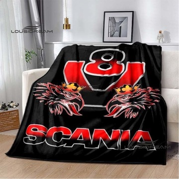 Koc Ciężarówka Scania rzuca koc miękki i wygod