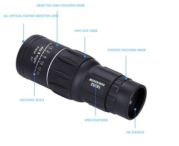 МОНОКУЛЯРНЫЙ ПРИцел БИНОКЛЯРНЫЙ 16×52 РЕМЕНЬ ДЛЯ КОРПУСА