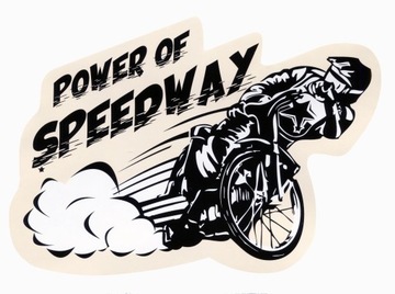 Naklejka Power of speedway wzór 2 (pod szybę)