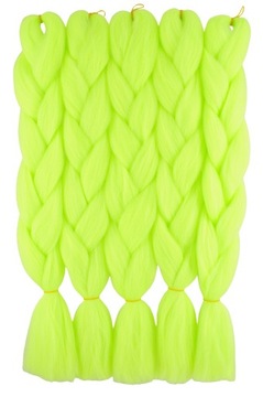 WŁOSY SYNTETYCZNE KOLOROWE WARKOCZYKI OMBRE 1-13