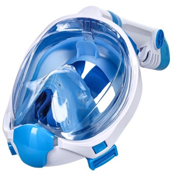 МАСКА ДЛЯ ДАЙВИНГА С ТРУБКОЙ, ПОЛНОЛИЦЕВАЯ ПАНОРАМНАЯ СУХАЯ ВЕРХНЯ ДЛЯ ДЕТЕЙ