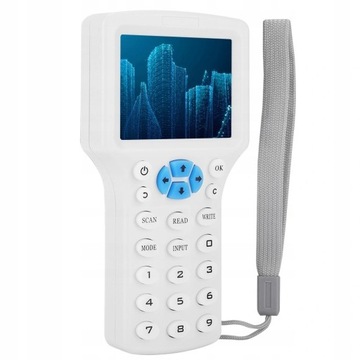 PROGRAMATOR DUPLIKATOR CZYTNIK KOPIARKA RFID NFC 10 BRELOKÓW 5 KARTA ZESTAW