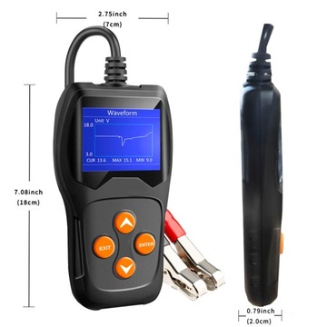 Konnwei KW600 PL 12V Тестер аккумуляторов