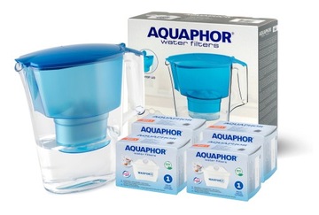 DZBANEK FILTRUJĄCY AQUAPHOR TIME + 4 WKŁADY MAXFOR+ B25