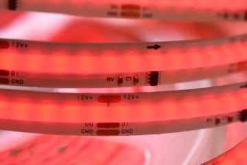 Taśma LED COB WS2811 RGB 576 led/m biała taśma COB cyfrowa 12V - 5m