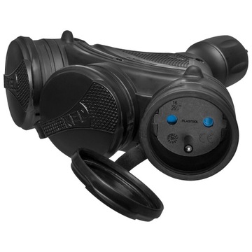 Gniazdo prądowe hermetyczne na kabel 16A 250V KEL