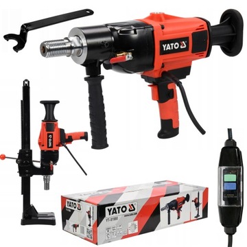АЛМАЗНАЯ ДРЕЛЬ YATO 2200ВТ С ПОДСТАВКОЙ ДЛЯ СВЕРЛЕНИЯ ЖЕЛЕЗОБЕТОНА YT-81980