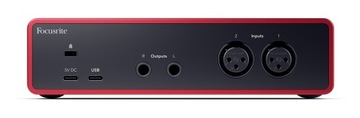 FOCUSRITE SCARLETT 2i2 4RD 4GEN + ПРОГРАММНОЕ ОБЕСПЕЧЕНИЕ