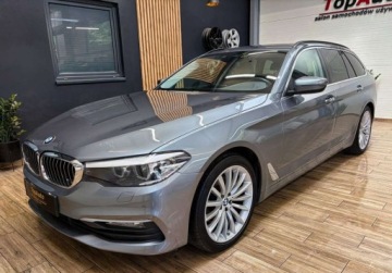 BMW Seria 5 F10-F11 Touring Facelifting 520d 190KM 2017 BMW Seria 5 2.0D 190KM navi gwarancja LED AUTOMAT bezwypadkowy, zdjęcie 3
