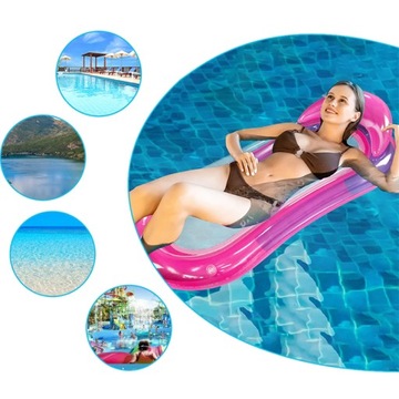 НАДУВНОЙ МАТРАС ДЛЯ ПЛАВАНИЯ С СЕТКОЙ, НАДУВАННОЕ ВОДНОЕ КРЕСЛО ДЛЯ БАССЕЙНА, ПЛЯЖА