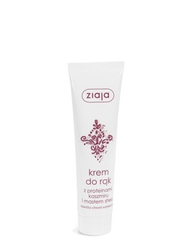 Ziaja Krem nawilżający do rąk z proteinami kaszmiru i masłem shea 100ml