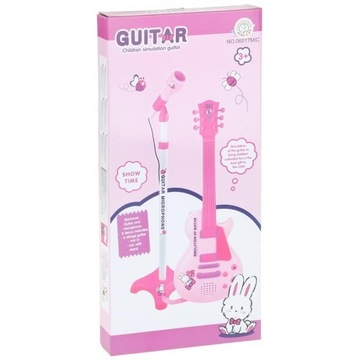 Gitara Elektryczna z Mikrofonem Statyw Melodie