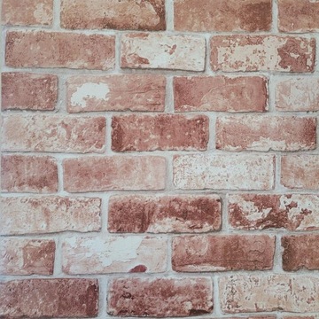TAPETA ŚCIENNA WZÓR CEGŁA KAMIEŃ MUR EFEKT JAK 3D