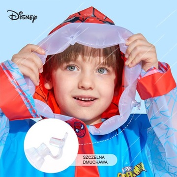 Прочный плащ THICK SPIDERMAN для детей и мальчиков.