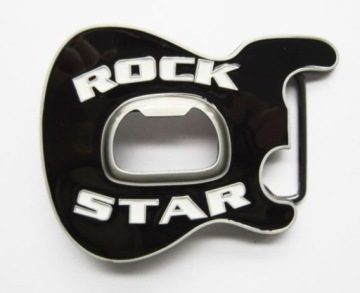 ROCK STAR gitara otwieracz klamra czarna do pasa