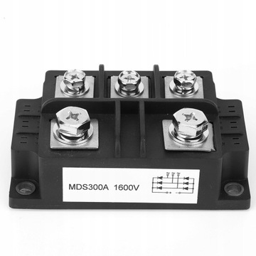 MDS300A 1600V MOSTEK PROSTOWNICZY TRÓJFAZOWY