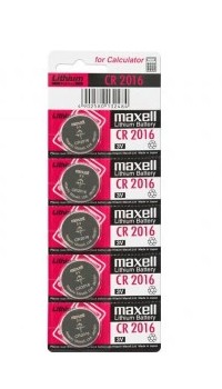 5x Bateria Litowa MAXELL CR2016 DL2016 2016 3V