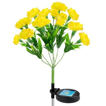 СИД СОЛНЕЧНАЯ САДОВАЯ СВЕТИЛЬНИК С ЦВЕТАМИ 70 СМ