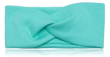 BAWEŁNIANA opaska PRZEPLATANA TURBAN prążek 36-42