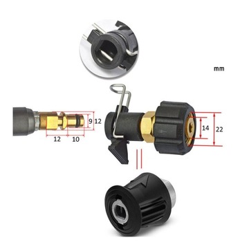 Adapter szybkozłącza węża myjki ciśnieniowej do typu A