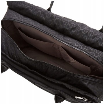 KIPLING TORBA NA LAPTOPA Z LOGO CZARNA NA ZAMEK 1JTF
