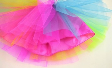 * STRÓJ MOTYLKA MOTYL WRÓŻKA MOTYLEK TĘCZOWY skrzydełka 3-9lat WIOSNA