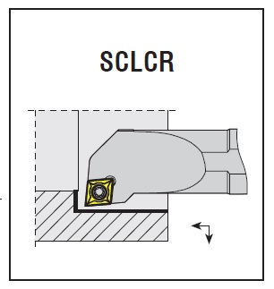 Расточная оправка для токарного станка S25S SCLCR 09 CCMT 09