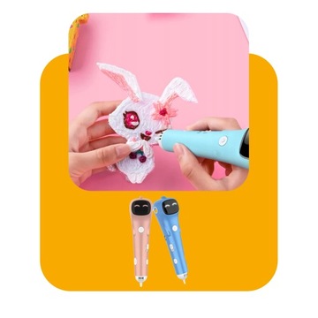 3D БЕСПРОВОДНАЯ РУЧКА ДЛЯ ДЕТЕЙ РОЗОВЫЙ ПРИНТЕР +105 м РЕТРИЛЕЙ + ШАБЛОНЫ