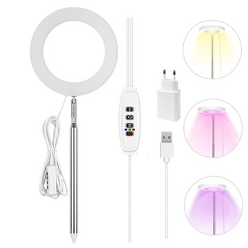 Grow Light Full Spectrum z 72 LED Timer Regulacja Jasności
