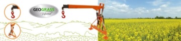 Сельскохозяйственный кран-лебедка с подъемной стрелой для трактора Geograss EL200