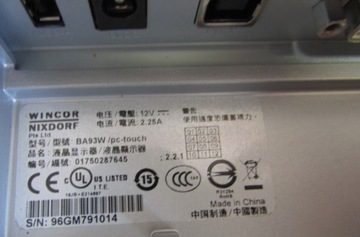 Монитор WINCOR NIXDORF BA93W 15,6 1360X768 USB elo