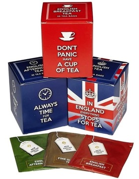 NEW ENGLISH TEAS Zestaw English Tea Selection Herbata 3 szt