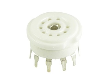 PODSTAWKA CERAMICZNA 9PIN PCB7 NOVAL 12AX7 12AU7
