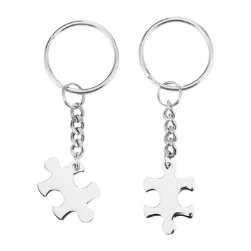 PRZYJAŹŃ BIŻUTERIA PUZZLE PARA DOPASOWANIE BRELOKU