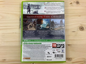 ASSASSIN’S CREED ROGUE płyta bdb+ cib PL XBOX 360