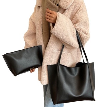 КЛАССИЧЕСКАЯ СУМКА, ВМЕСТИТЕЛЬНАЯ ЖЕНСКАЯ СУМКА + КОСМЕТИЧКА